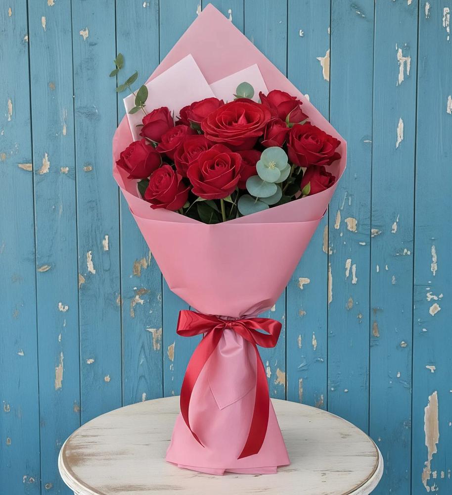 Букет красный бархат в Вязниках Букет цветов из: Розы в Вязниках