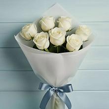 Букет 7 Белых роз Эдлесс Лав #REPLACE_PRED# Вязниках