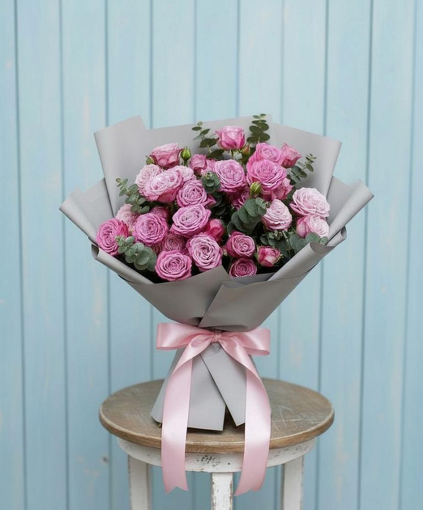 Композиция Яркий комплимент в Вязниках Букет цветов из: Розы в Вязниках