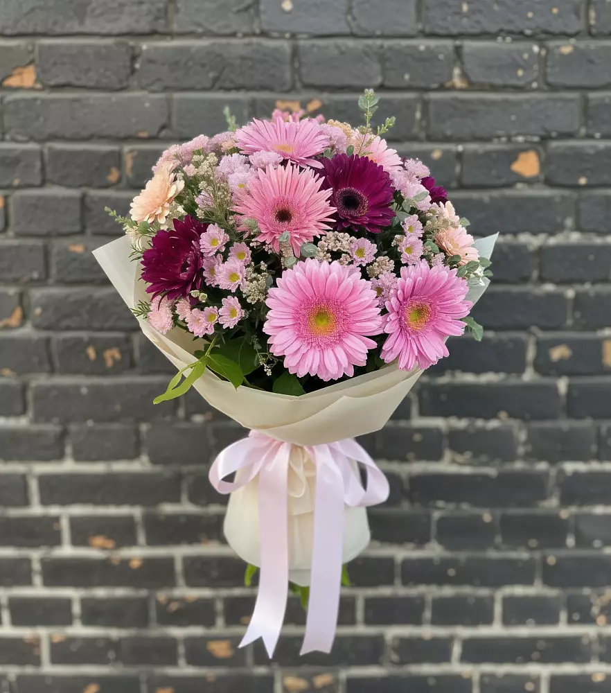 Букет цветов из: Герберы и Хризантемы в Вязниках