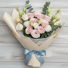 Букет шампанское в Вязниках Букет цветов из:  Лизиантусы в Вязниках