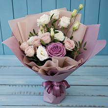 Букет цветов из:  Розы и Лизиантусы #REPLACE_PRED# Вязниках