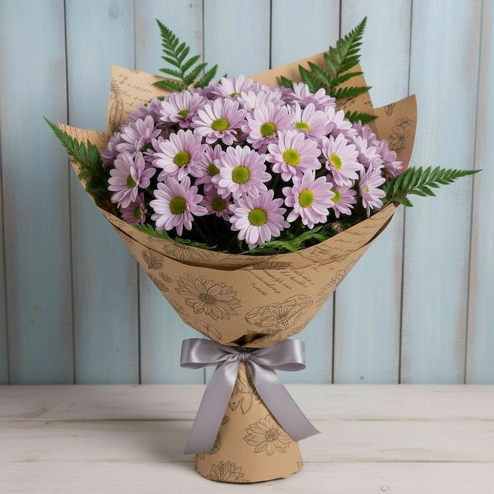 Букет соблазн в Вязниках Букет цветов из: Хризантемы в Вязниках