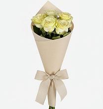 Букет белые крылья в Вязниках Букет цветов из: Розы в Вязниках