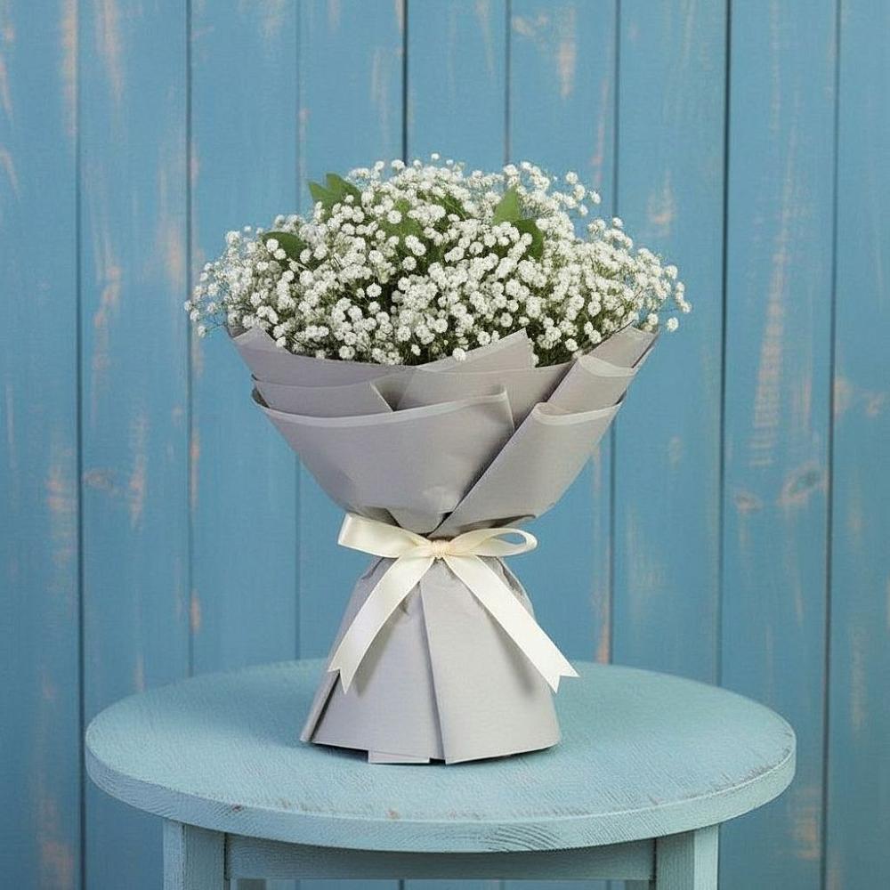 Букет Белые гипсофилы в Вязниках Букет цветов из: Гипсофила в Вязниках