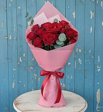 Букет красный бархат в Вязниках Букет цветов из:  Розы в Вязниках