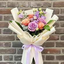 Букет цветов из:  Лизиантусы и Розы #REPLACE_PRED# Вязниках