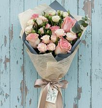 Букет нежный и розовый в Вязниках Букет цветов из:  Розы в Вязниках