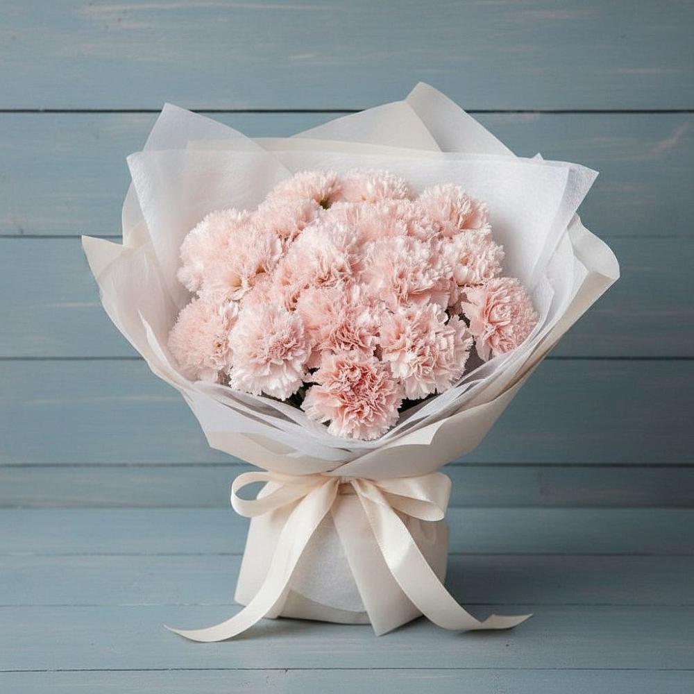 Букет розовые гвоздики в Вязниках Букет цветов из: Гвоздики в Вязниках
