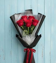 Букет в ритме города в Вязниках Букет цветов из: Розы в Вязниках