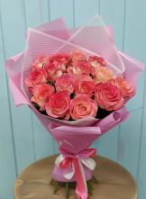 Букет 15 Розовых роз Равель #REPLACE_PRED# Вязниках