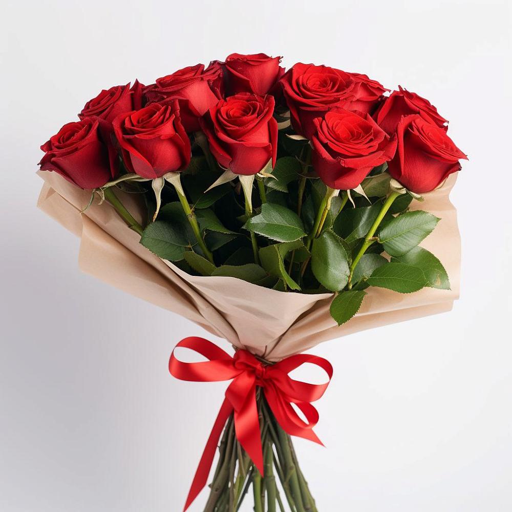 Букет 11 Красных роз Эдлесс Лав в Вязниках